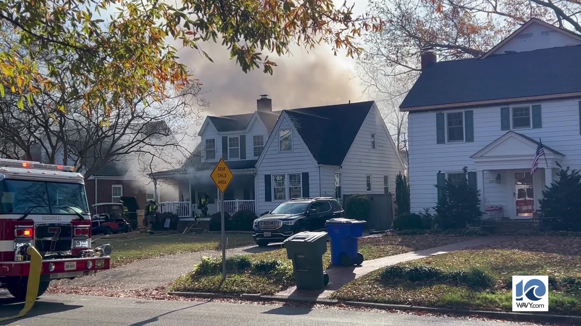 Six displaced after house fire on Buckingham Avenue in Norfolk – WAVY.com