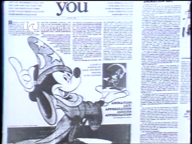 WAVY Archive: 1983 Animation Drawings on Display at ODU – WAVY.com