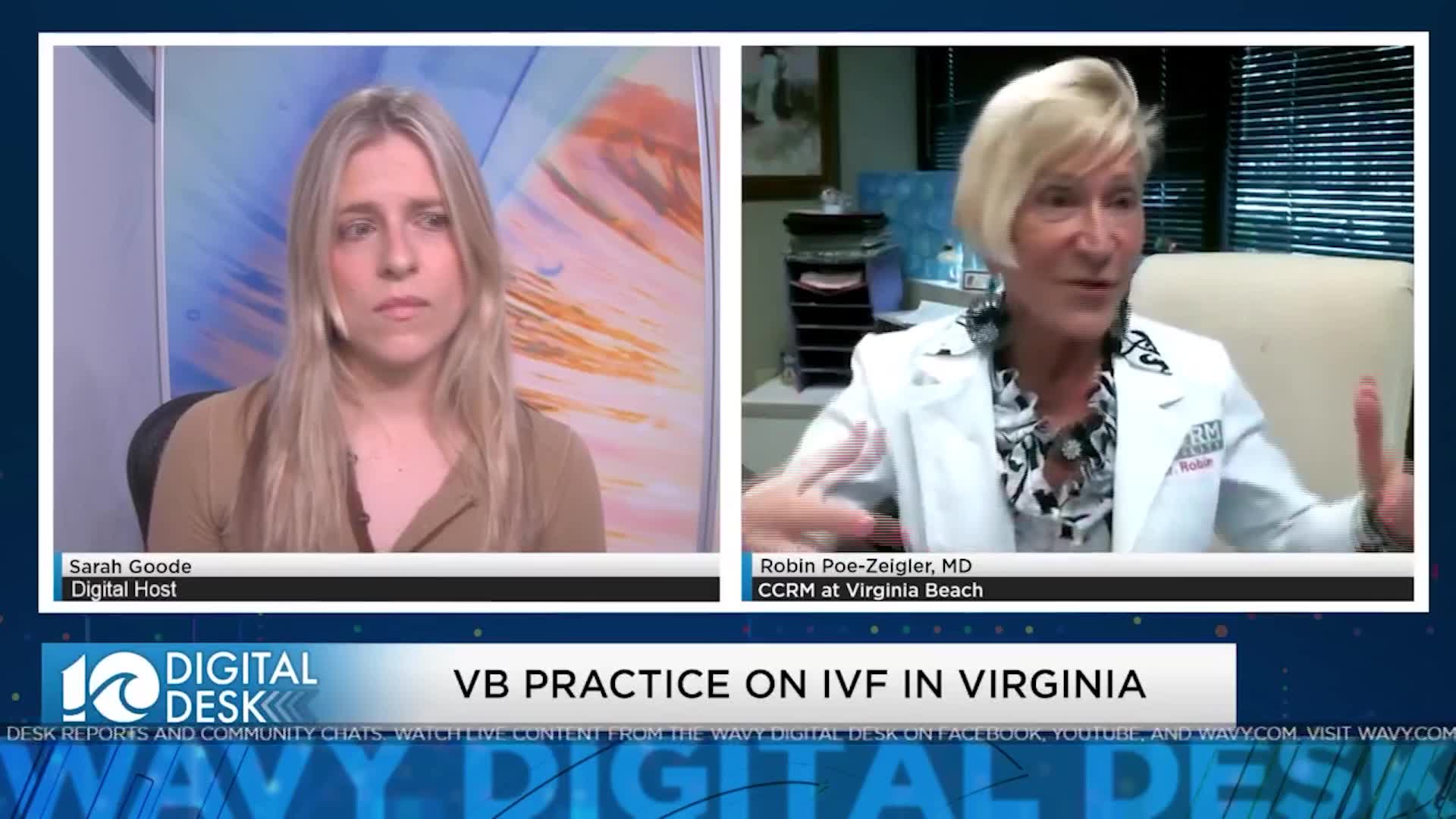 Dr. Robin PoeZeigler from CCRM Fertility of Virginia Beach discusses