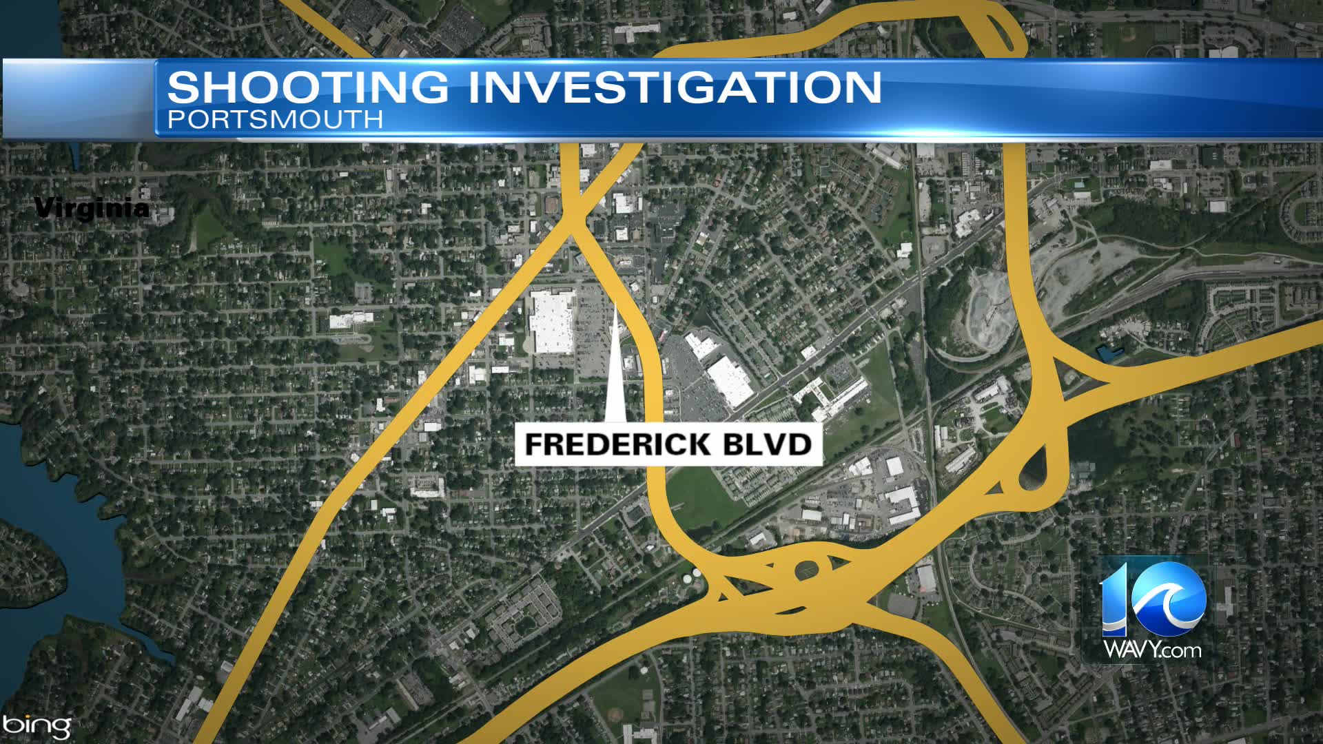 Man shot Saturday night on Frederick Blvd. in Portsmouth – WAVY.com