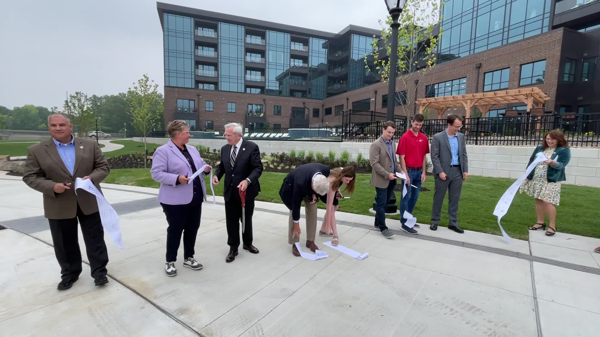 Riverfront Phase IIa Ribbon Cutting – WANE 15