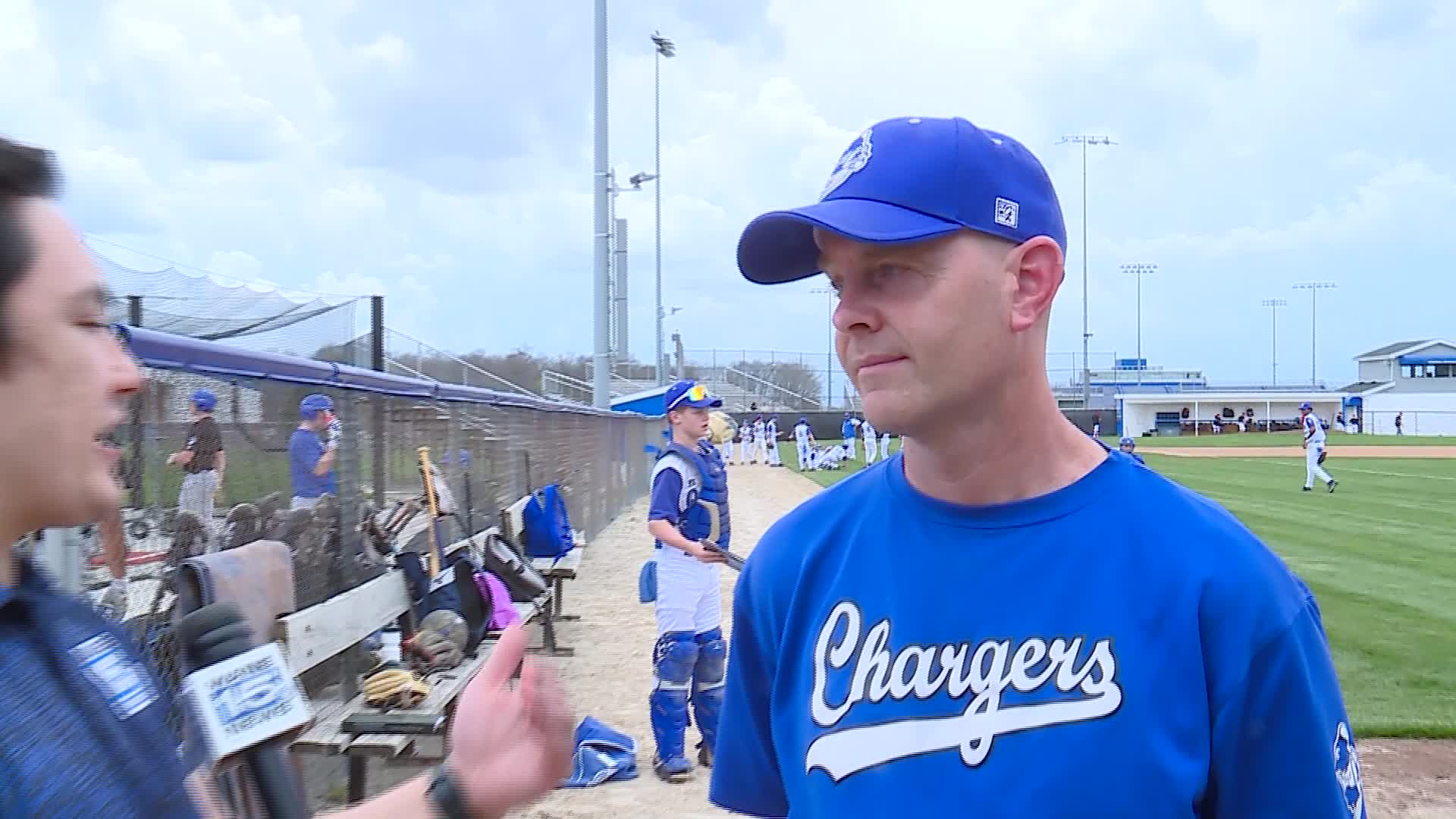 Carroll head baseball coach Dave Ginder practice interview 4/13/2026 ...