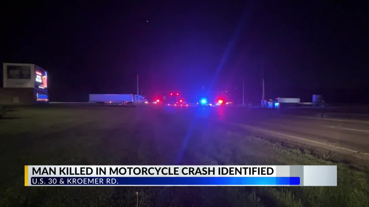 Coroner IDs motorcyclist killed on US 30 – WANE 15