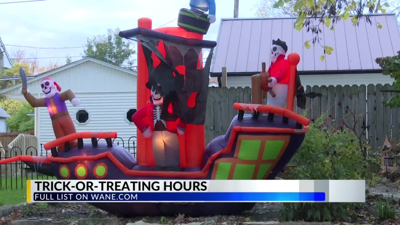 Trick or Treat hours WANE 15
