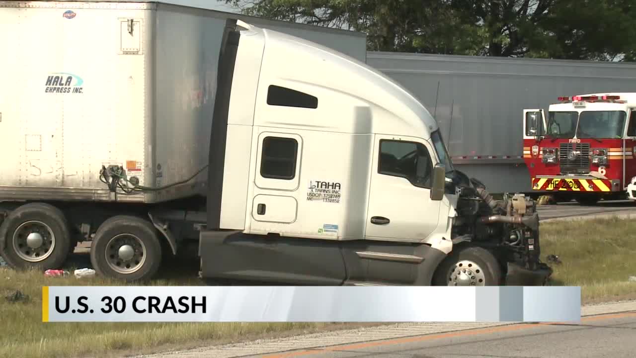 US 30 crash – WANE 15