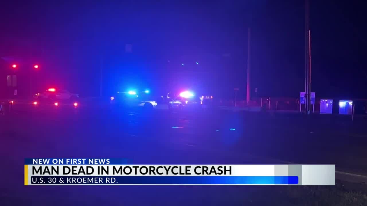 1 dead in motorcycle crash on U.S. 30 – WANE 15