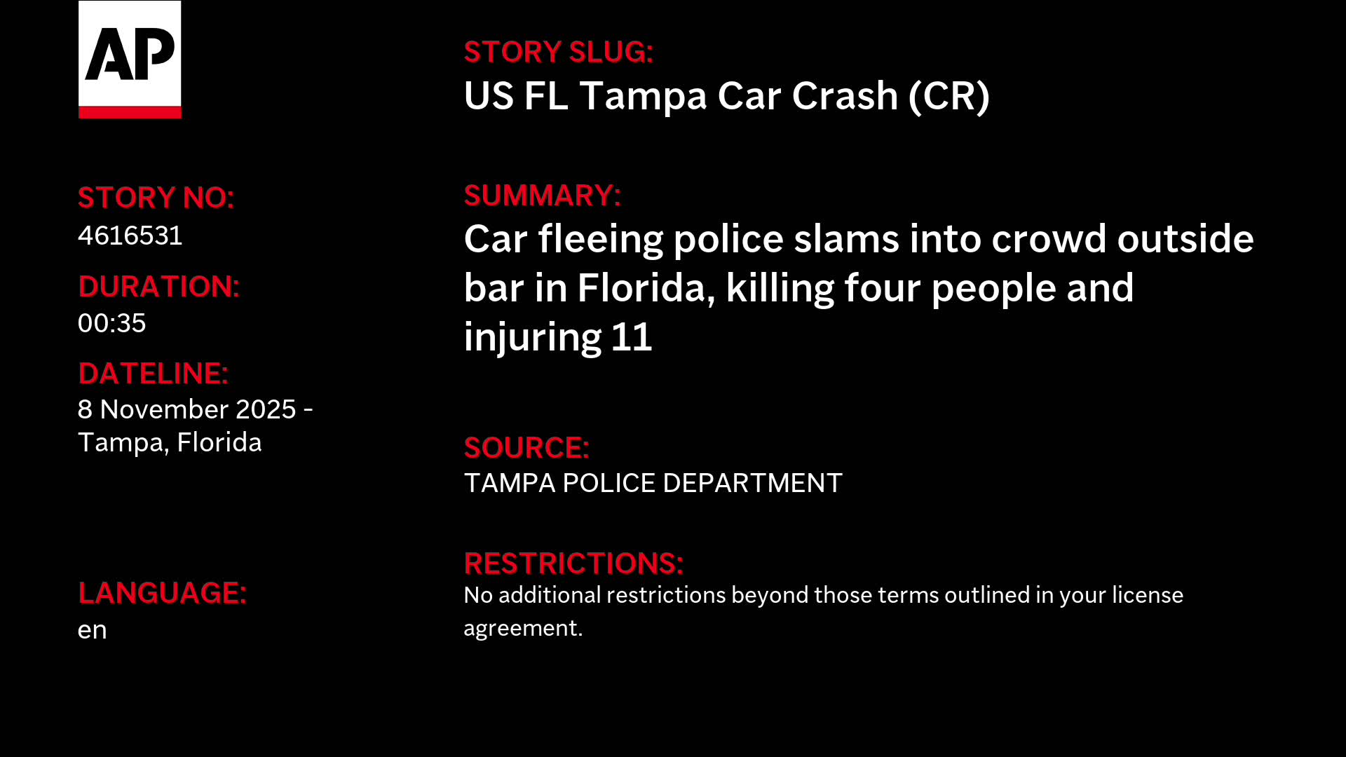 A car fleeing police slams into a bar in Florida, killing 4 and ...