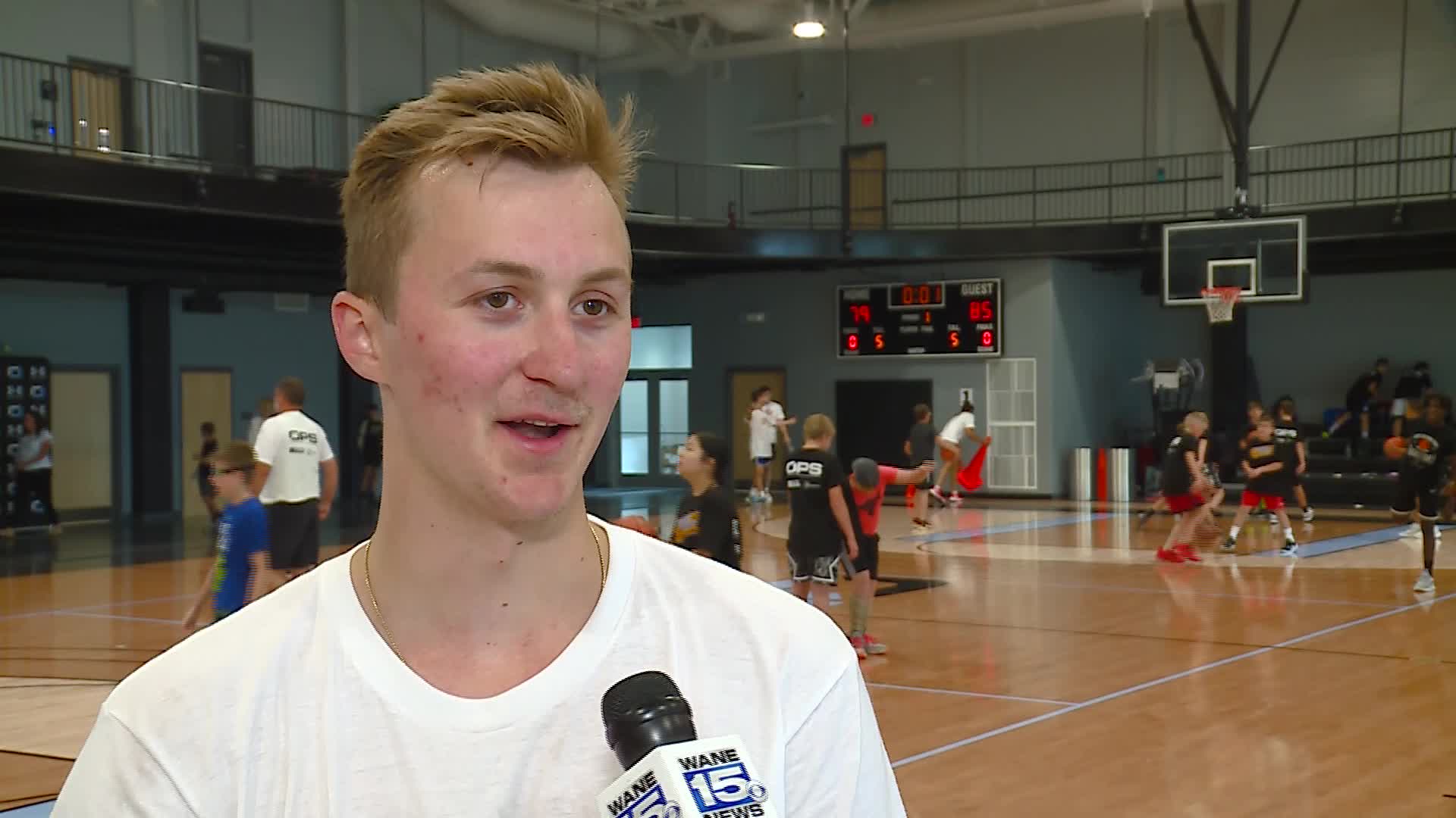 Fletcher Loyer full interview at Goode and Furst Basketball Camp 6/7