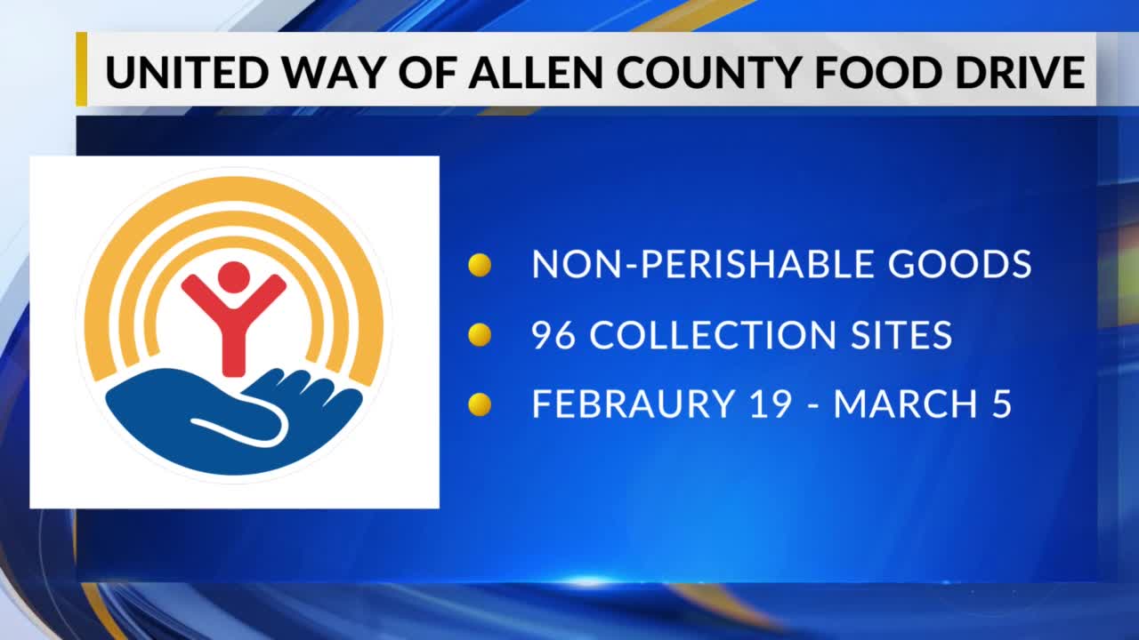 United Way of Allen County food drive kicks off Monday – WANE 15