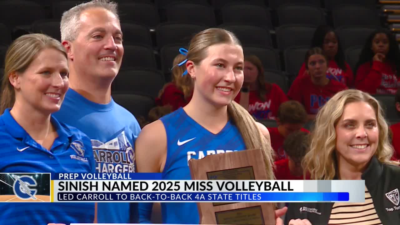 Carroll’s Bailey Sinish named 2025 Miss Volleyball – WANE 15