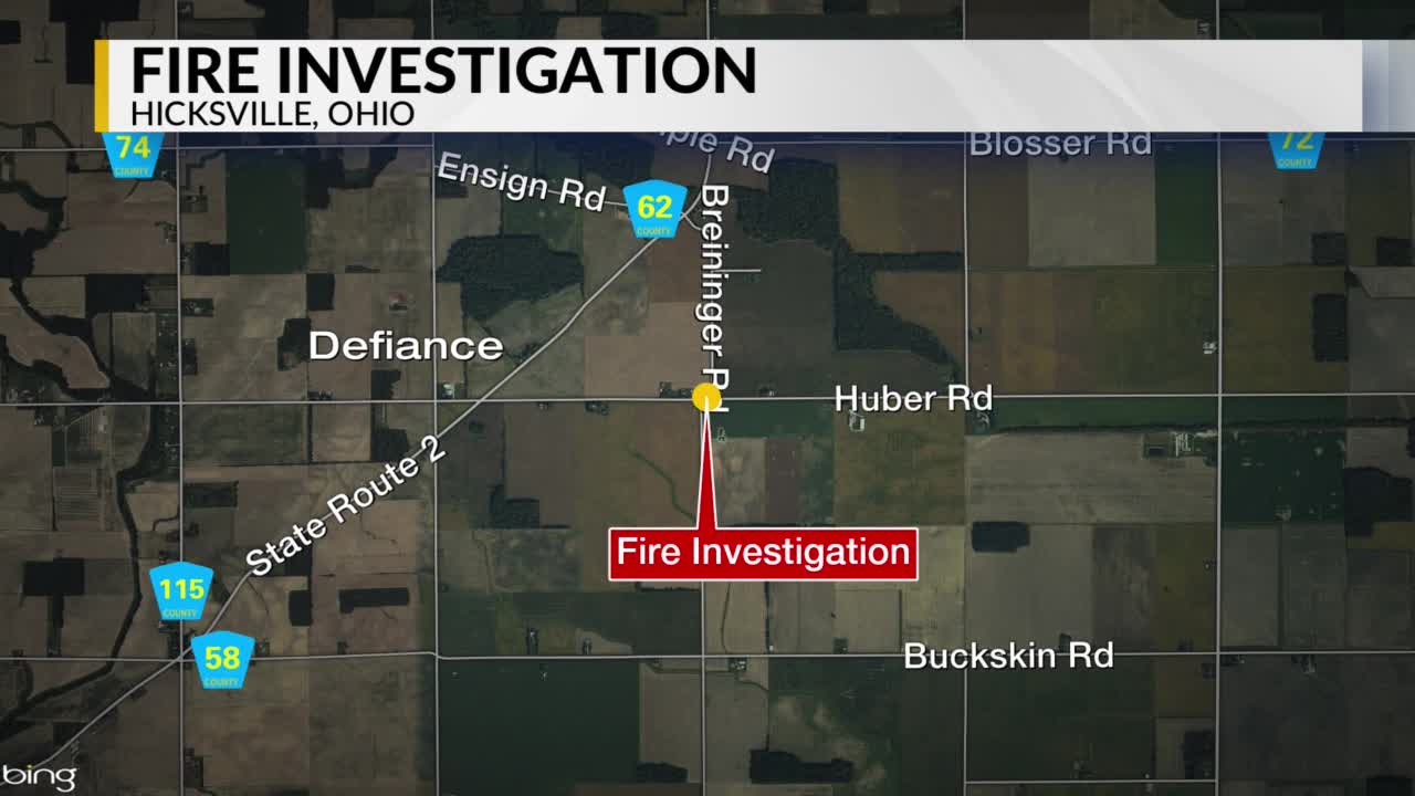 Ohio State Fire Marshal investigating fatal house fire in Hicksville
