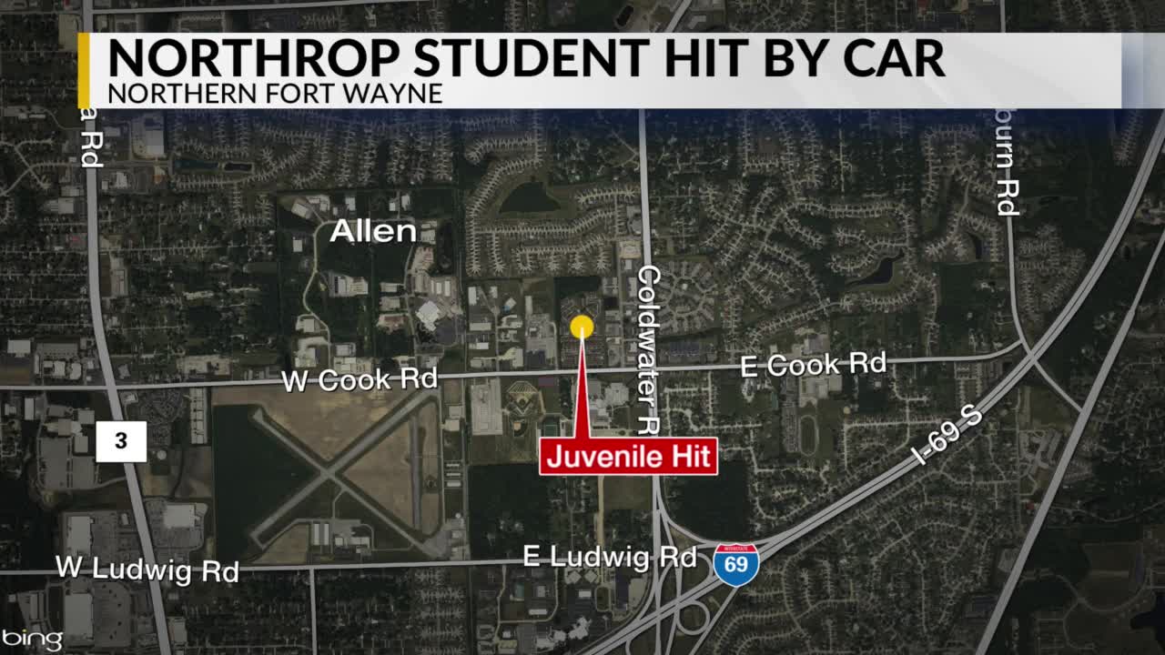 Child struck by vehicle near Northrop High School WANE 15
