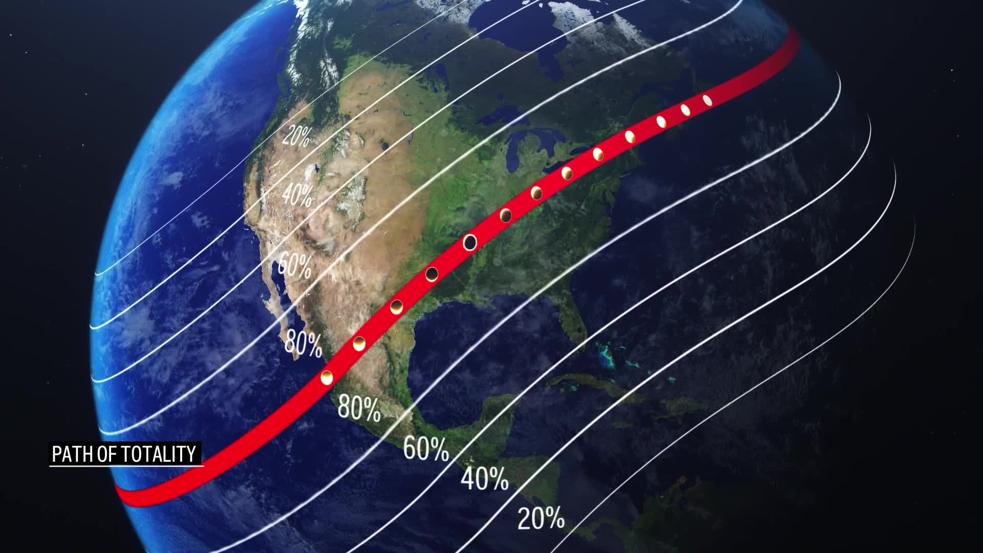 Path of totality map – WANE 15