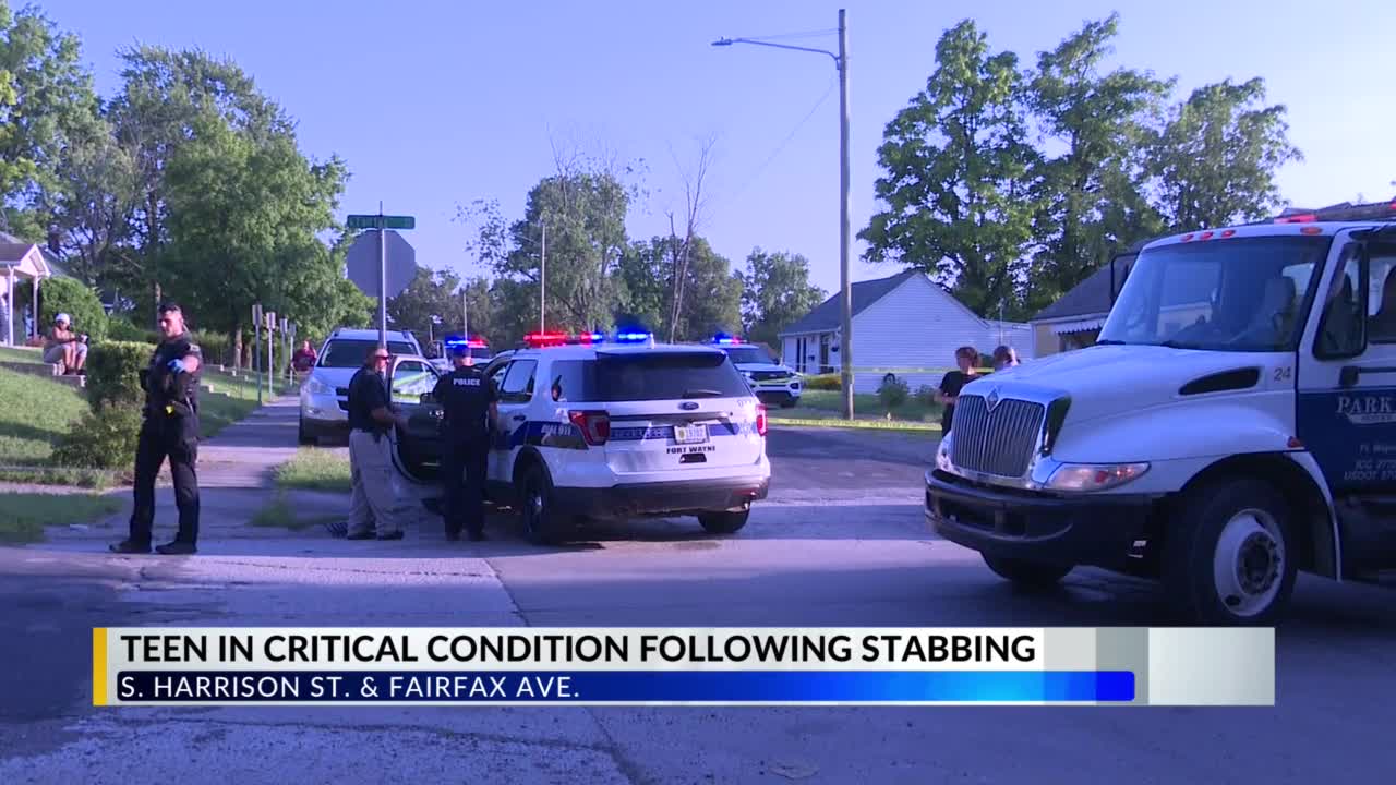Harrison Street stabbing WANE 15