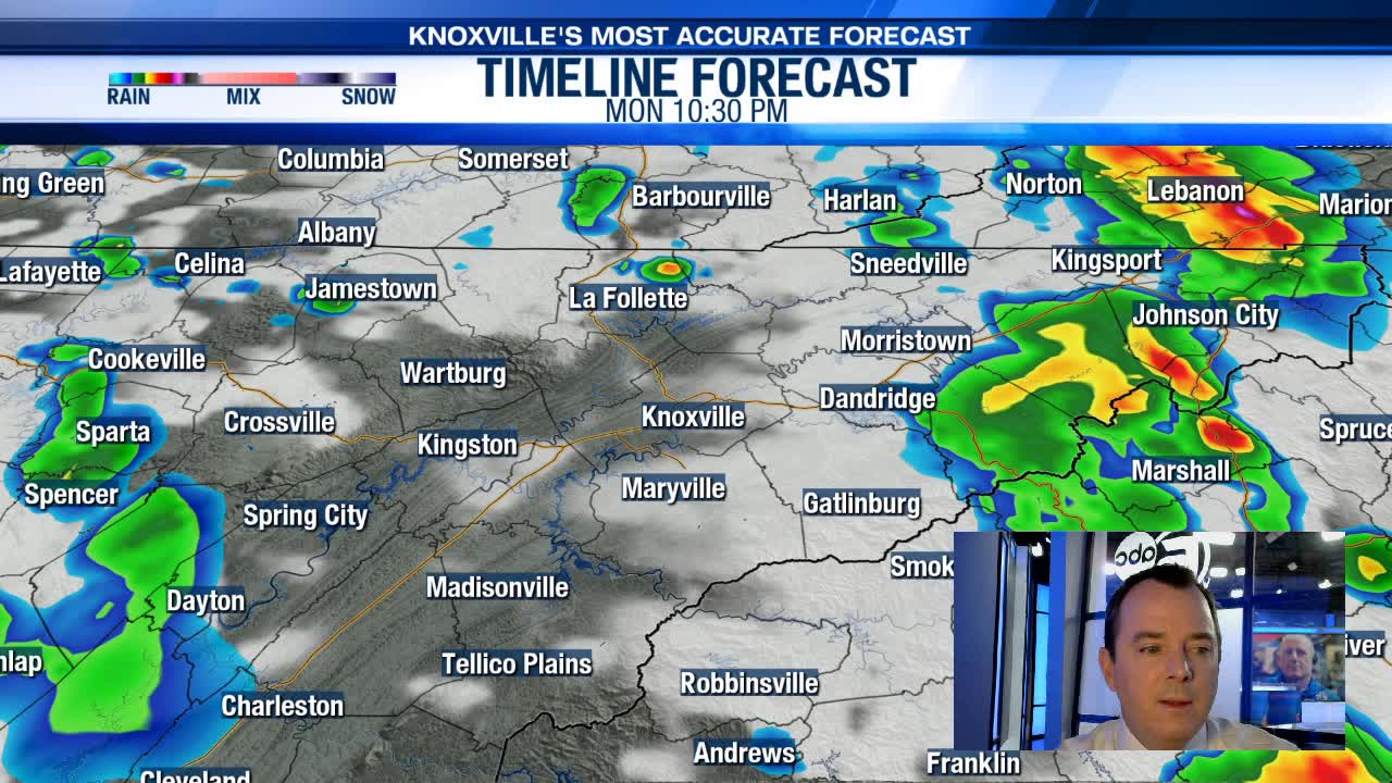 Still a few non-severe storms possible overnight – WATE 6 On Your Side