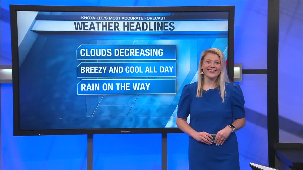 Mostly cloudy, cool, and breezy today. Rain is on the way. – WATE 6 On ...