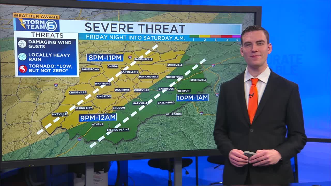 Aware: Strong to severe storms overnight – WATE 6 On Your Side