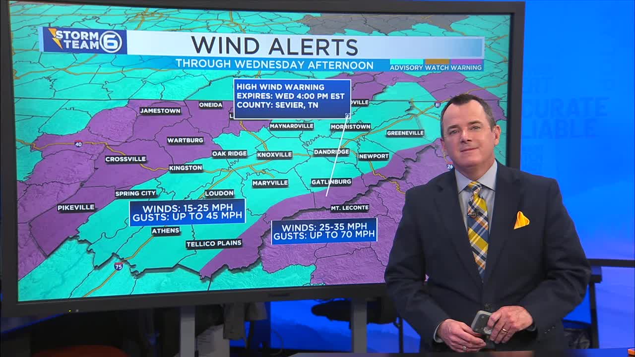 Strong winds and some storms overnight – WATE 6 On Your Side