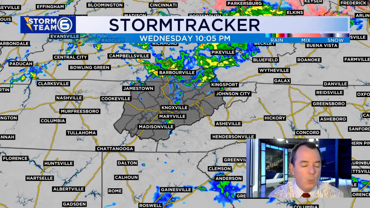 Still a few showers/storms for some overnight – WATE 6 On Your Side
