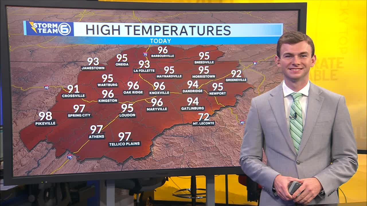 A hot and humid Wednesday