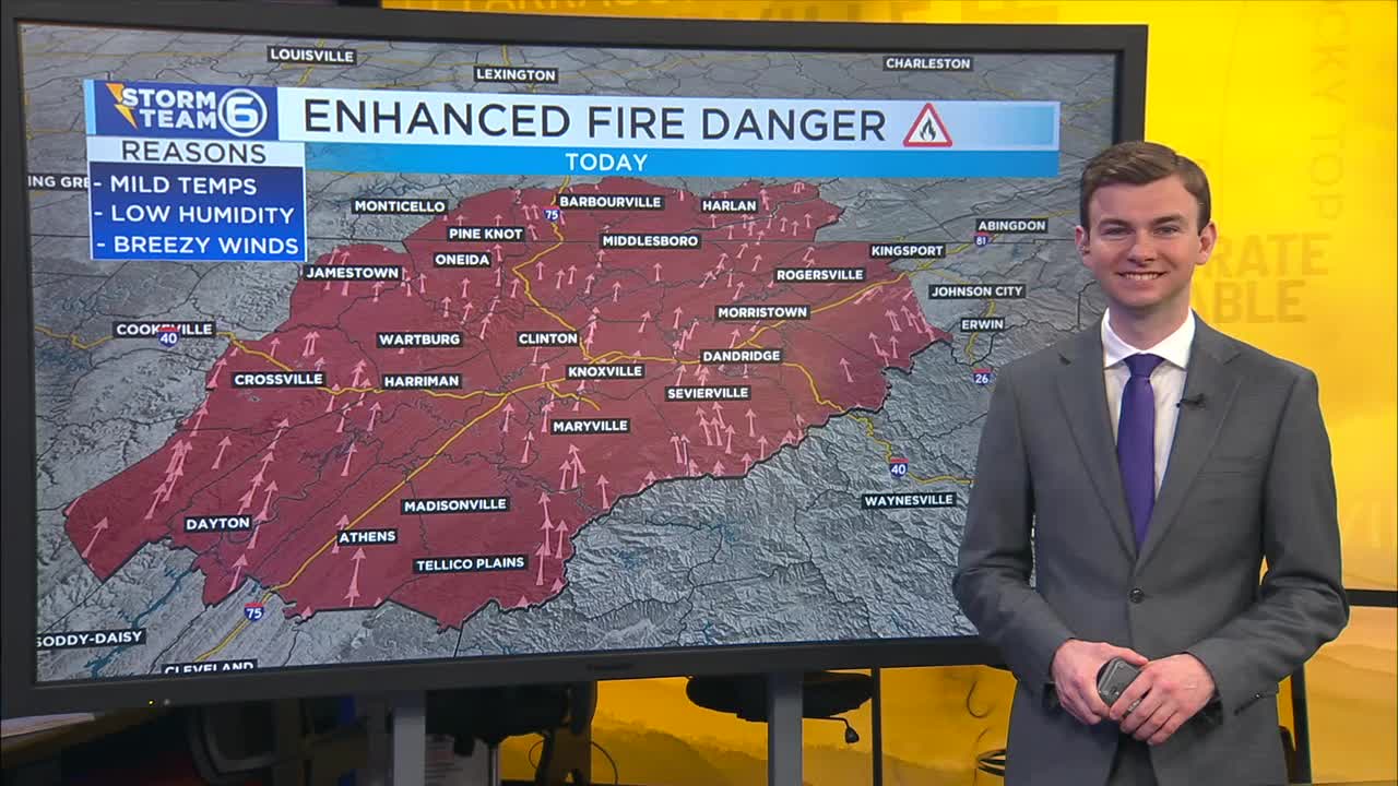 Warm and windy today with an elevated fire risk – WATE 6 On Your Side