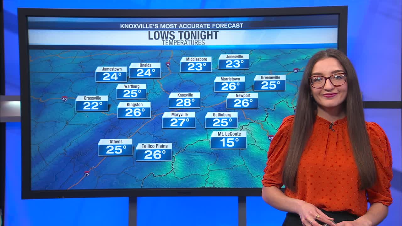 Mostly clear and cold tonight with lows in the 20s – WATE 6 On Your Side