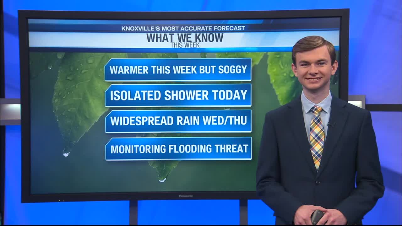 Stray shower Tuesday with more widespread rain for Wednesday – WATE 6 ...