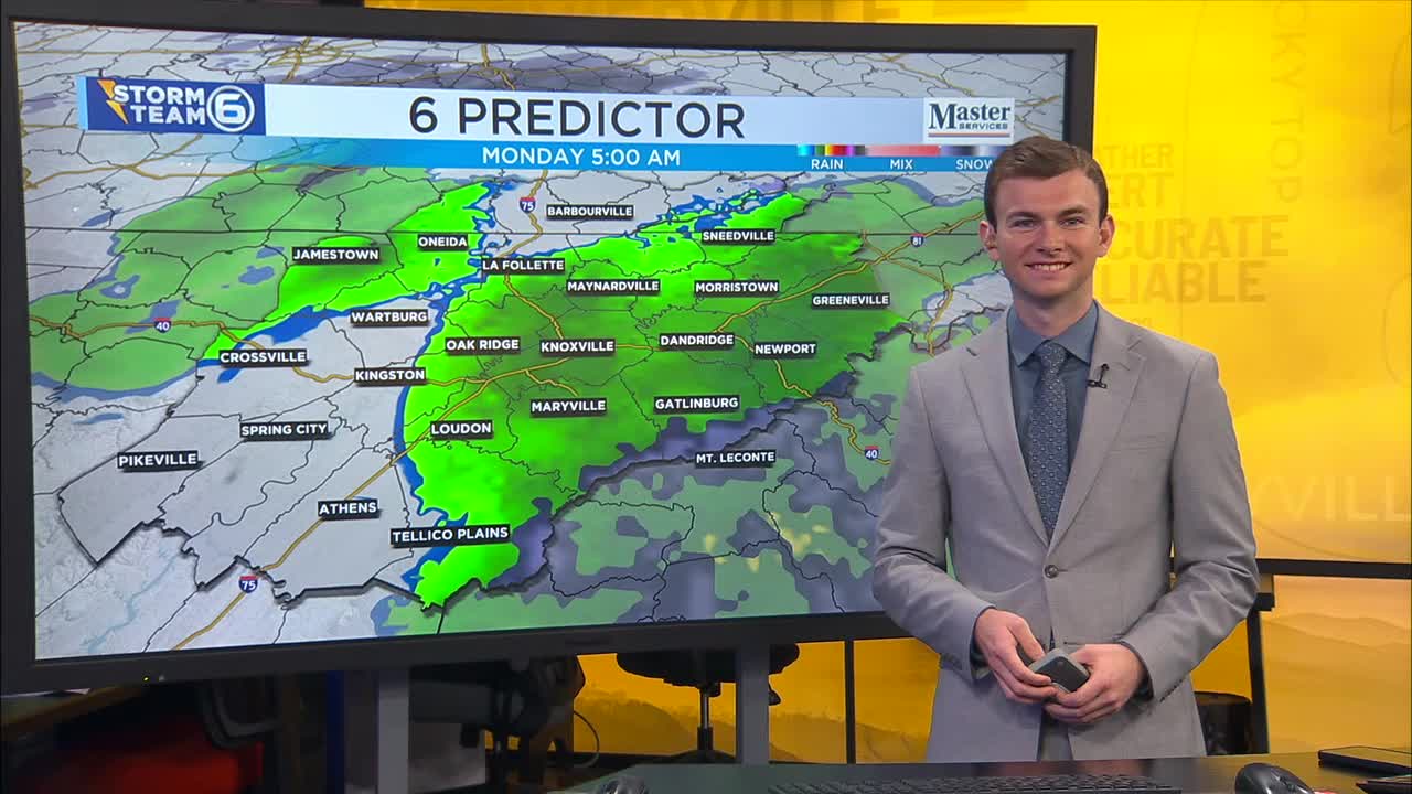 Scattered showers with a wintry mix for the highest elevations – WATE 6 ...