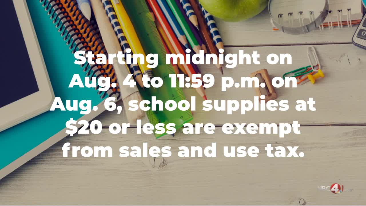Ohio sales tax holiday: What you need to know – NBC4 WCMH-TV