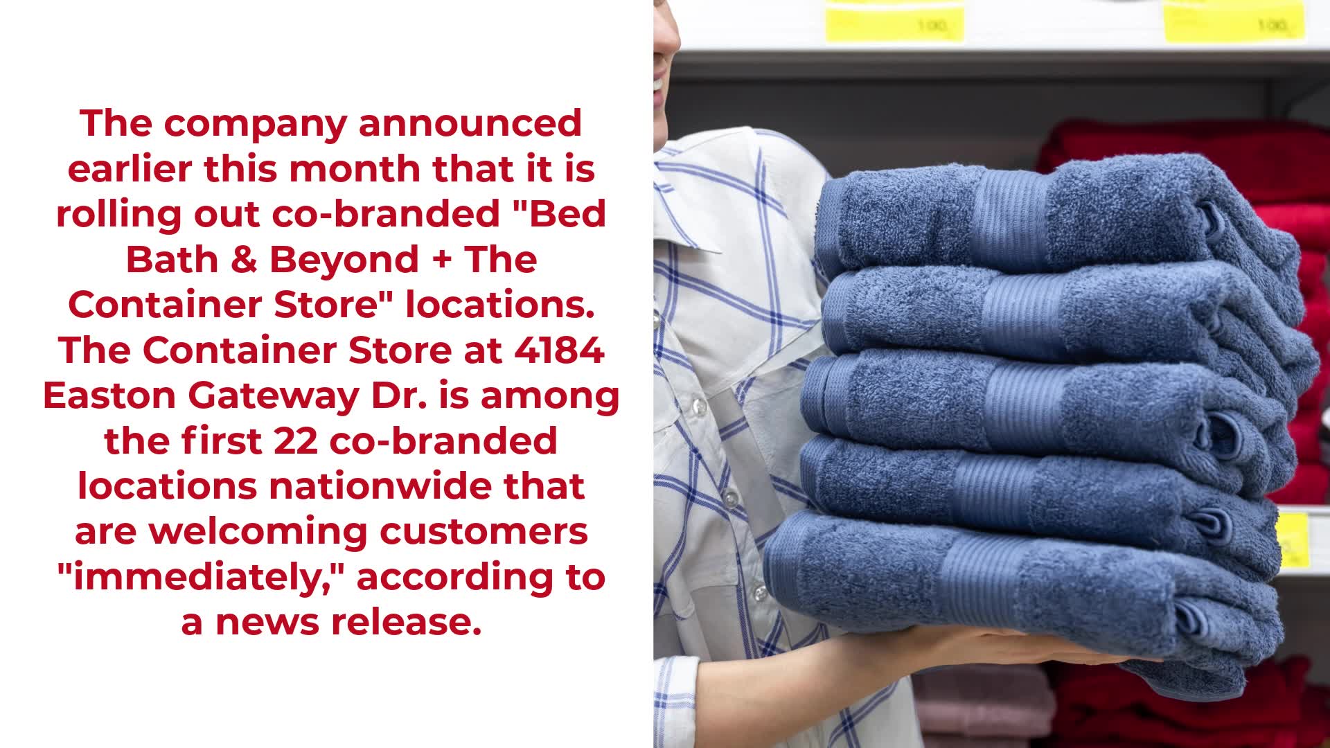 Bed Bath & Beyond making comeback at Easton Town Center