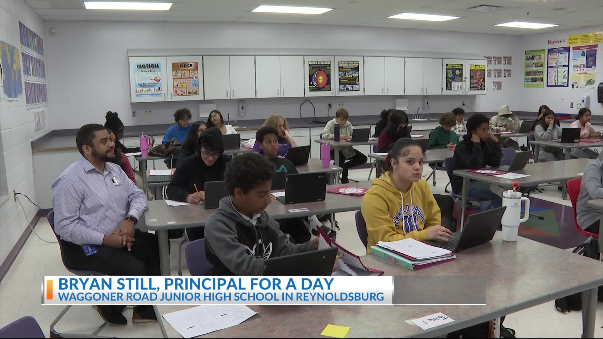 Principal for a day with Bryan Still – NBC4 WCMH-TV