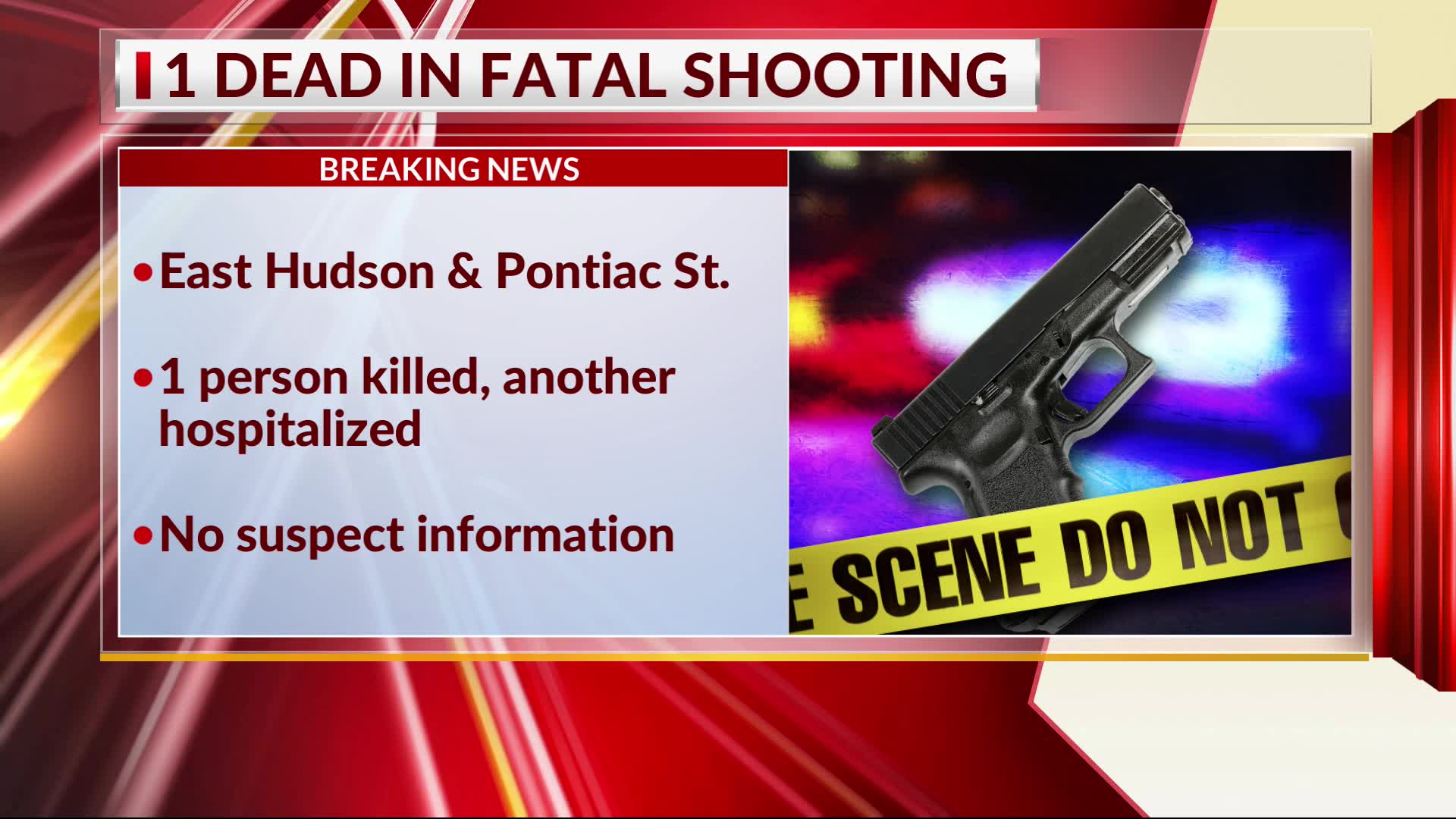 One person dead, another injured in north Columbus shooting – NBC4 WCMH-TV