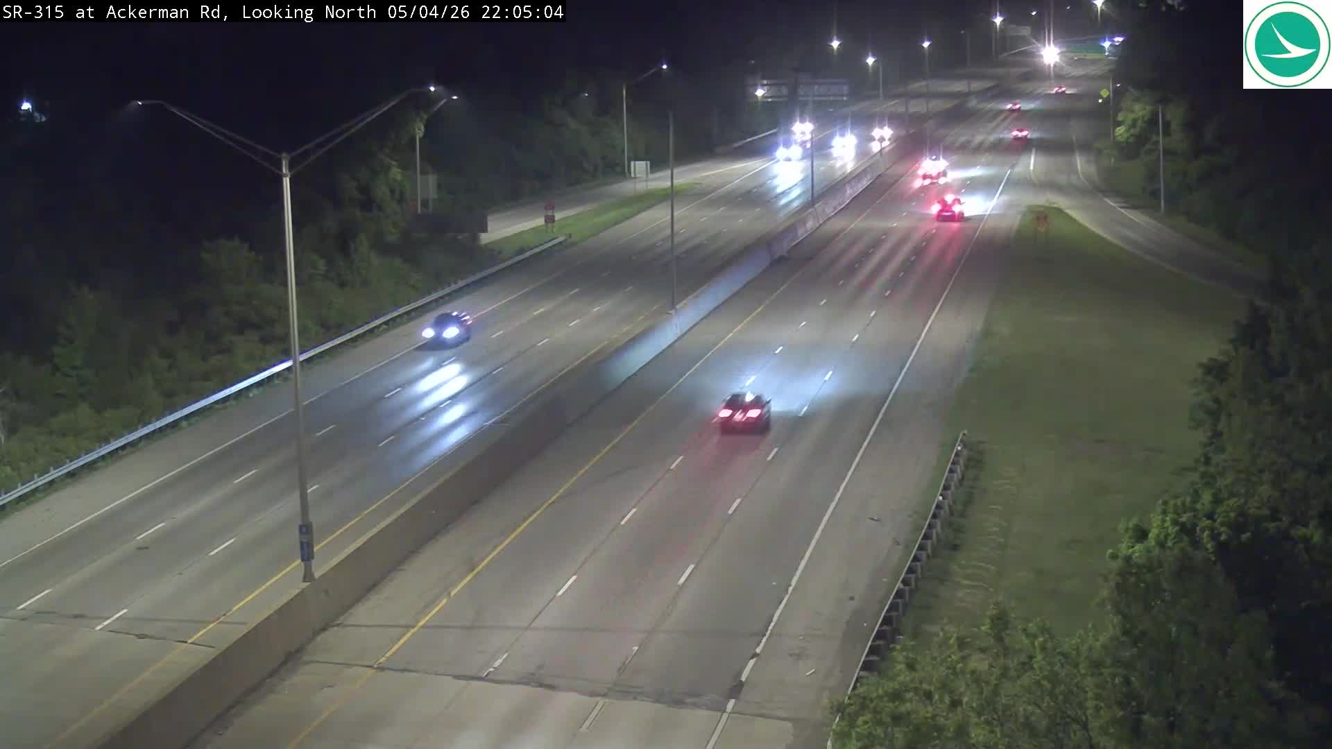Traffic cameras show car driving wrong way on SR-315 before crash ...