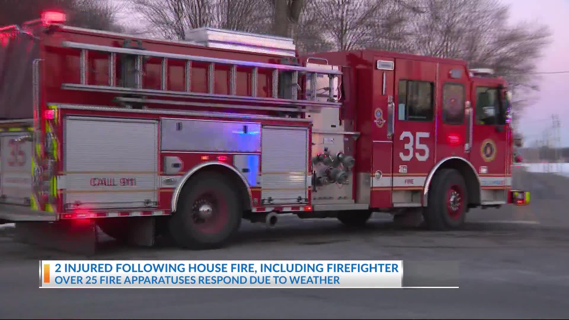 Civilian, firefighter taken to hospital in 2-alarm fire in Pataskala ...