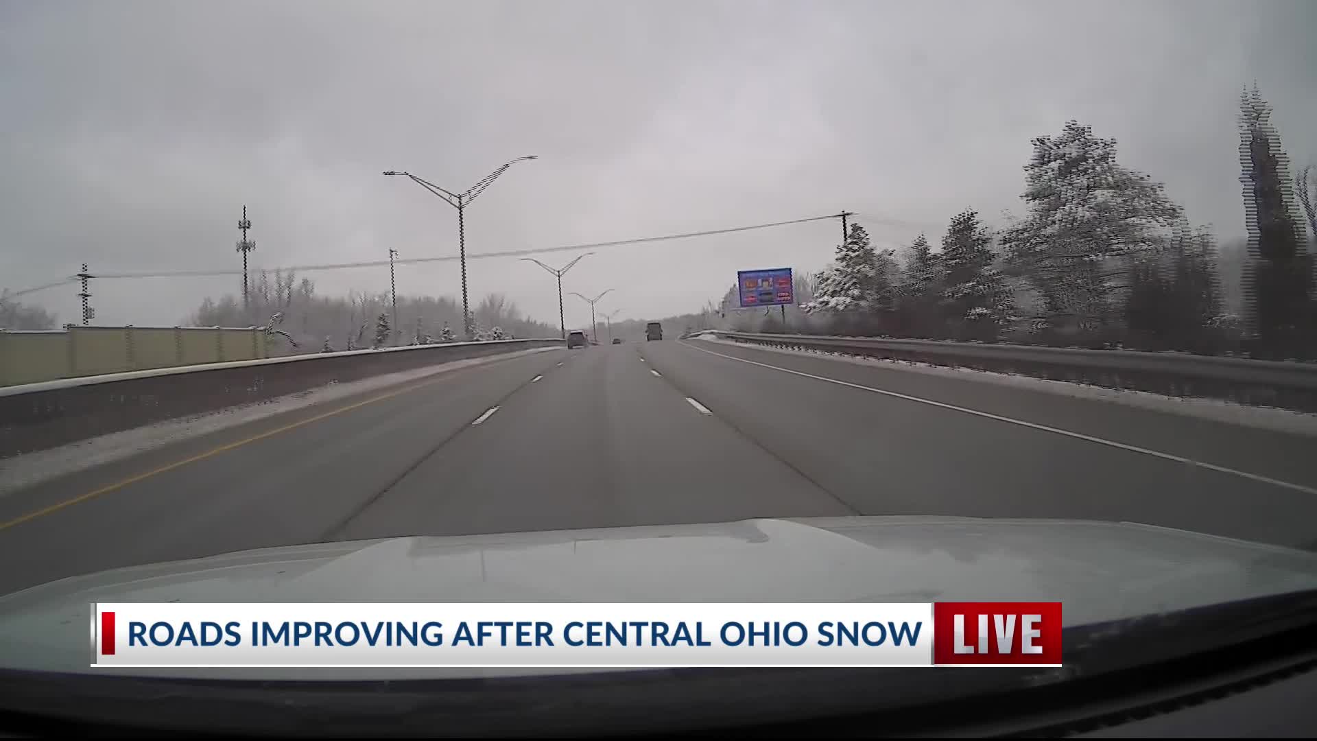Road conditions improving after overnight snow – NBC4 WCMH-TV