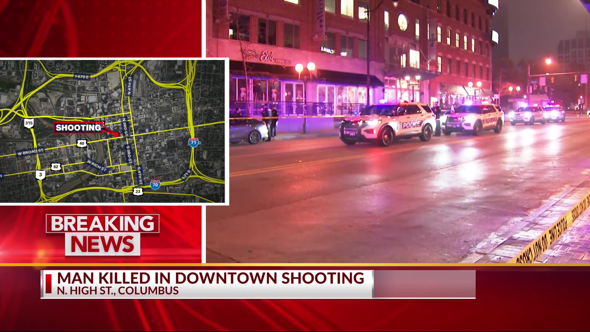 Man dead after Downtown shooting near Ohio Statehouse – NBC4 WCMH-TV