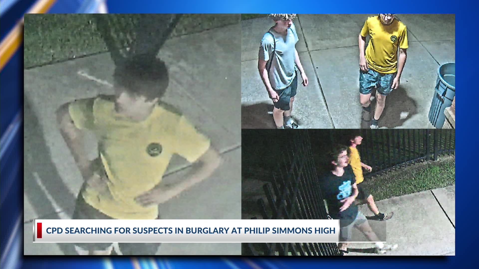 Charleston PD looking to identify school vandalism suspects – WCBD News 2