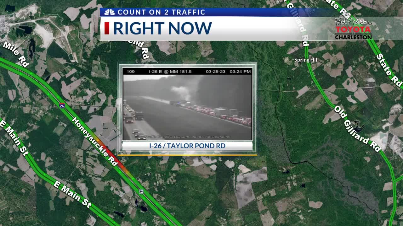 Harleyville vehicle fire WCBD News 2