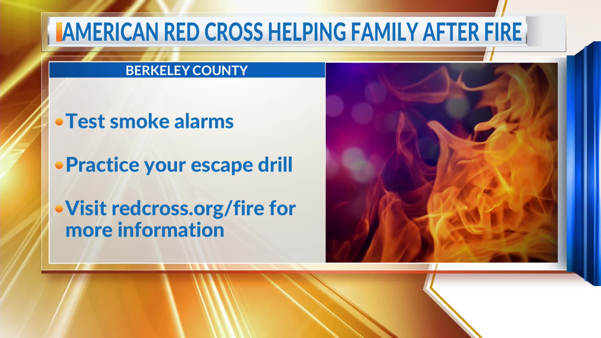 Red Cross assisting Bonneau family after weekend fire – WCBD News 2