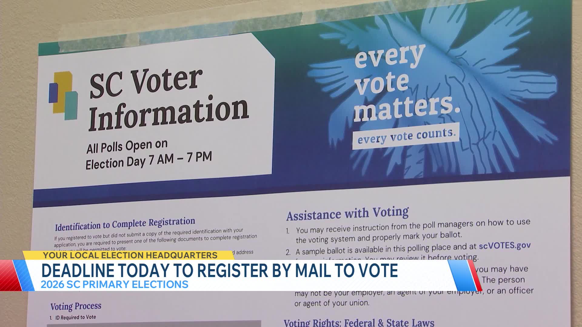 Monday is the last day to register to vote by mail for June 9 primary ...