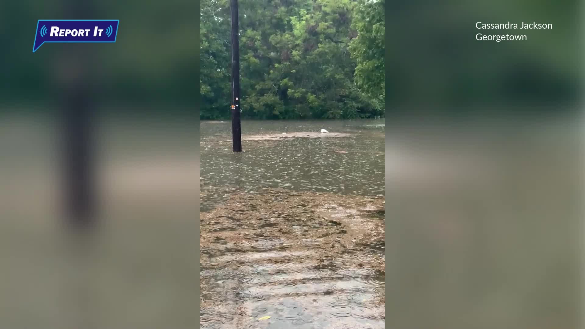 REPORT IT: Video shows flooding in Georgetown on Oct. 12 – WCBD News 2