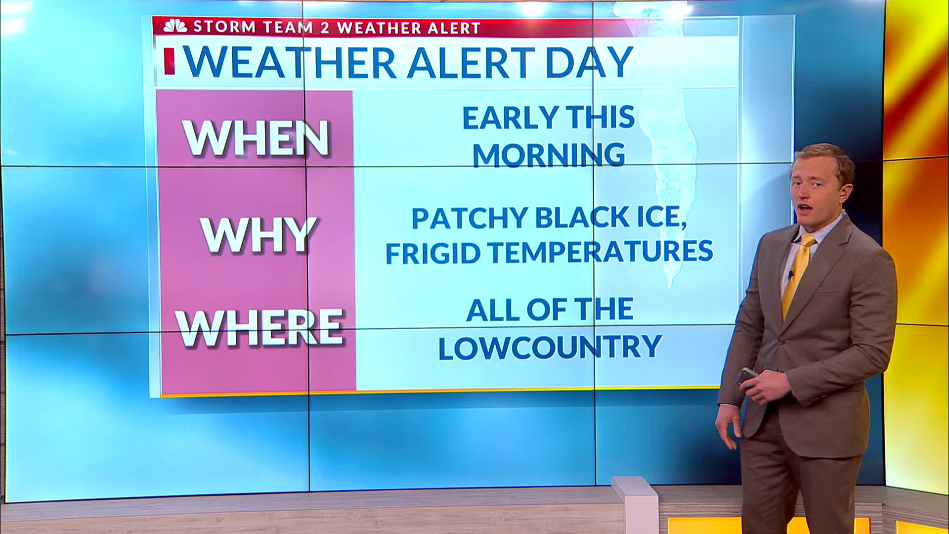 Drivers encouraged to watch for black ice during Monday morning commute ...