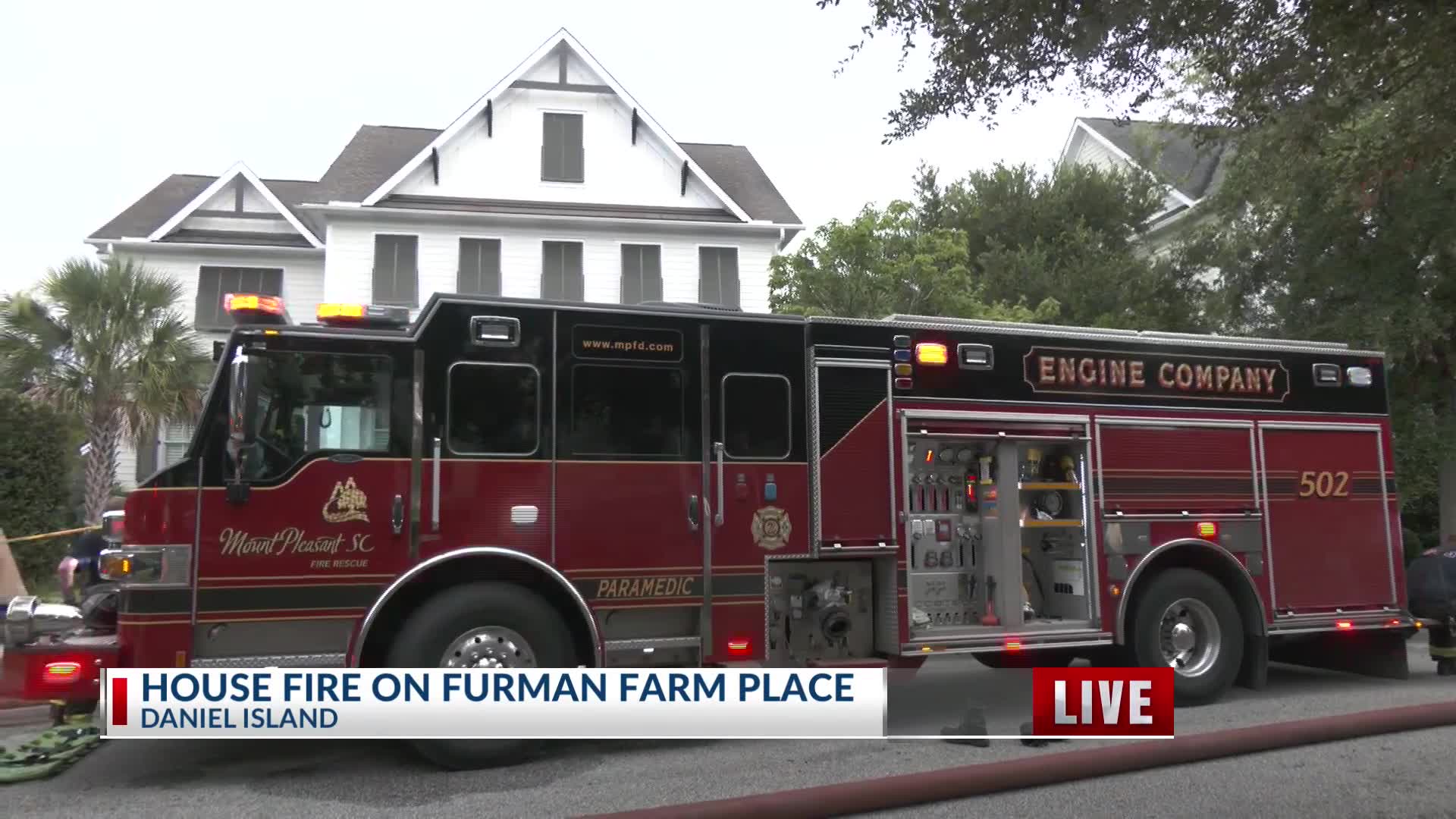 Daniel Island house fire – WCBD News 2