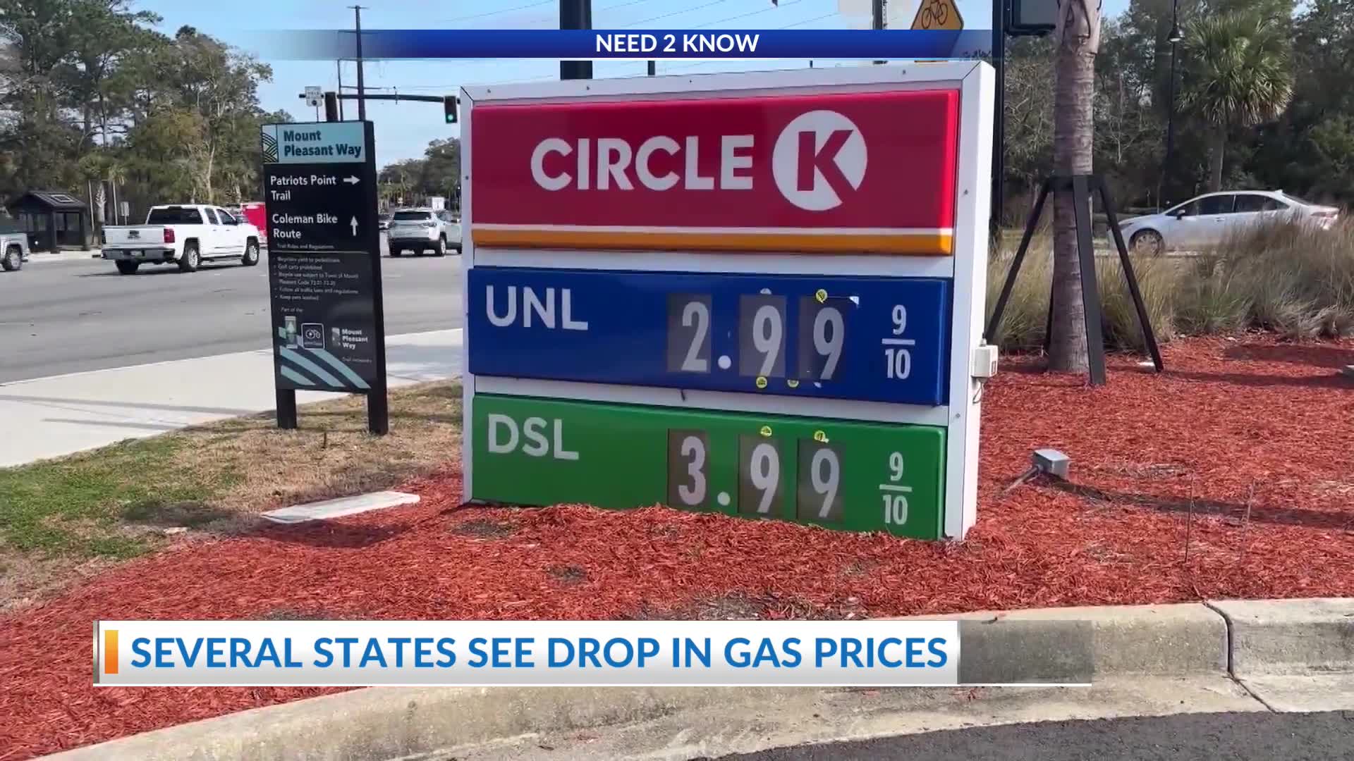 Several states see slight drop in gas prices – WCBD News 2