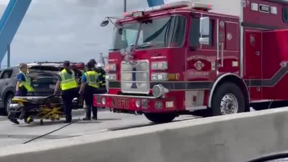 Police respond to crash on Don Holt Bridge – WCBD News 2