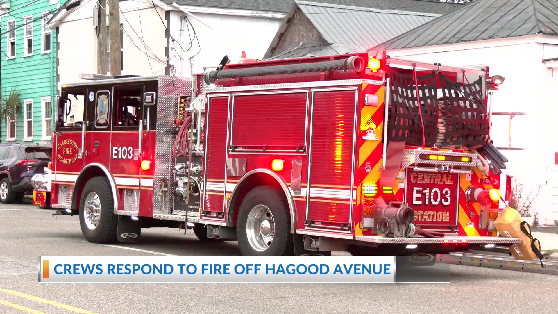 Homes damaged during Hagood Avenue fire – WCBD News 2