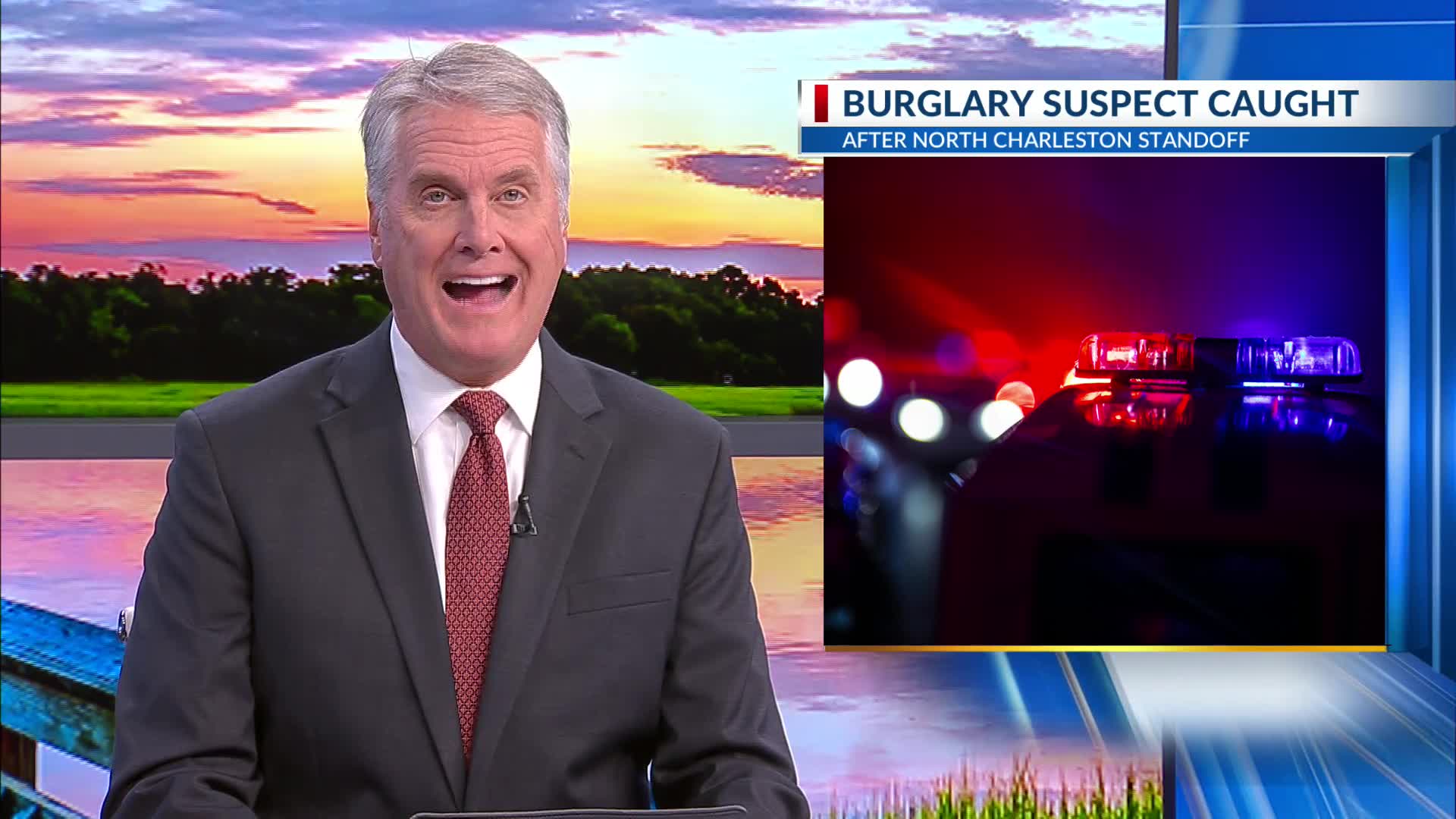 Burglary suspect caught after North Charleston standoff – WCBD News 2