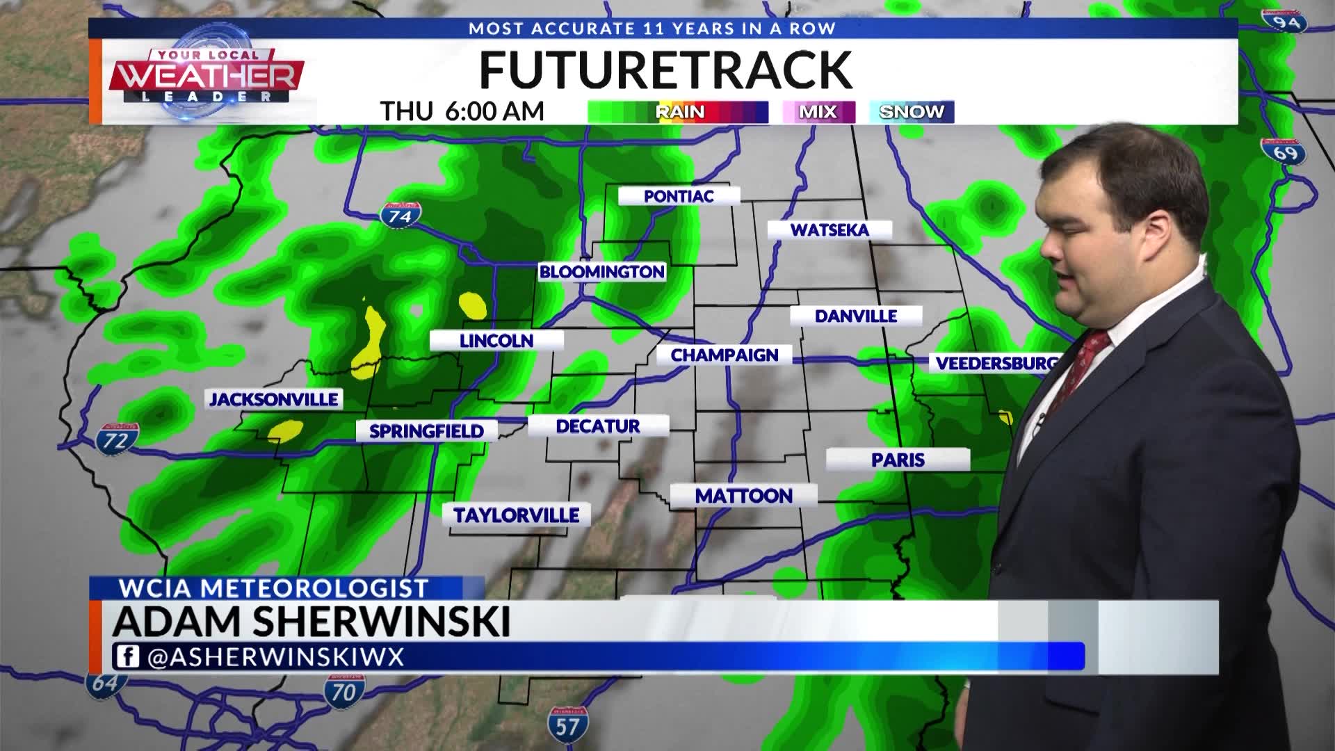 Weather Now Wet and Windy Thursday, Chilly End to Friday