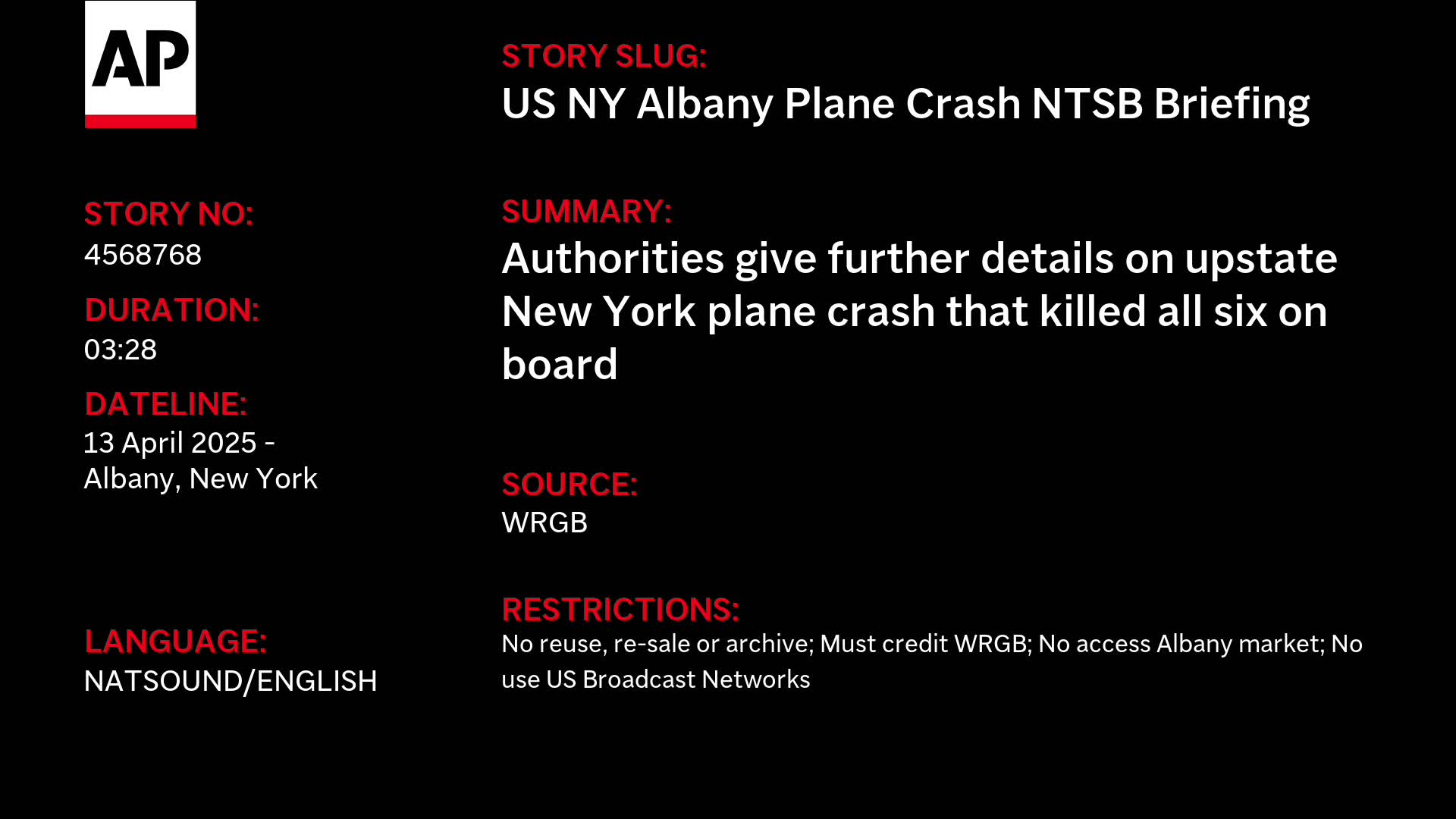 Authorities give further details on upstate New York plane crash that ...