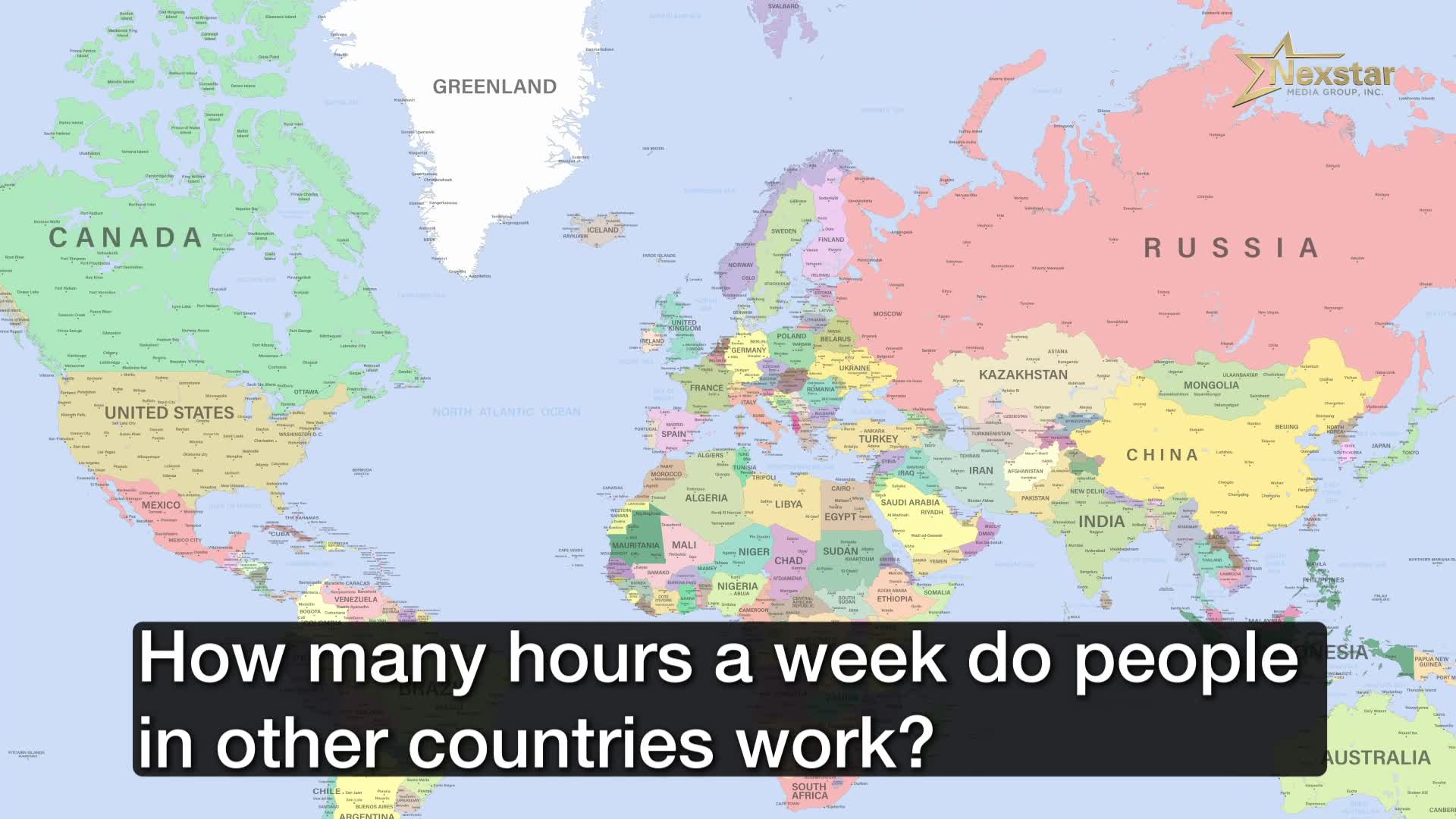 How many hours a week do people in other countries work? KXAN Austin